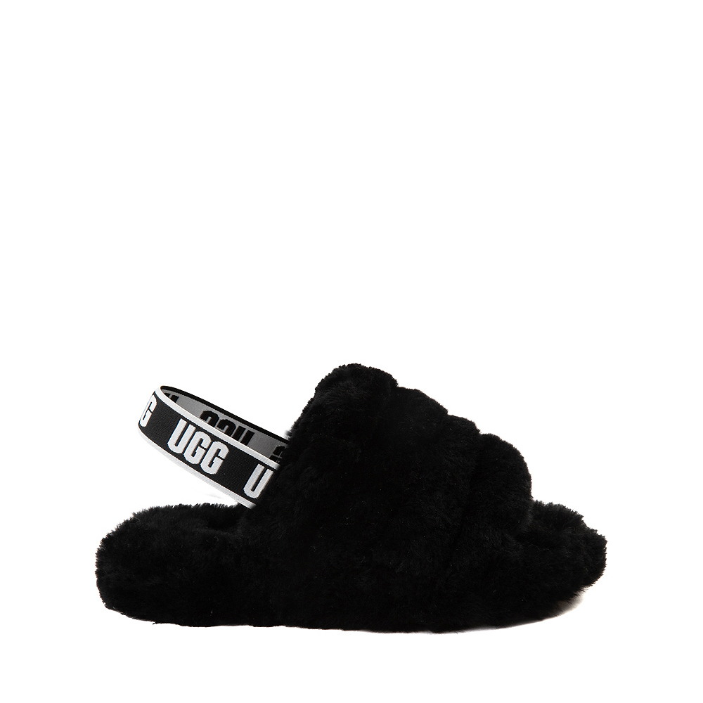 ugg slides fluffy