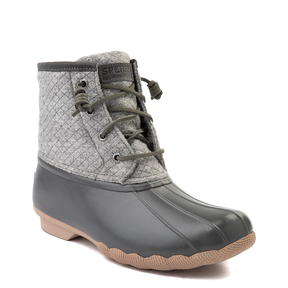 Womens Sperry Top-Sider Saltwater Wool Boot - Gray | Journeys