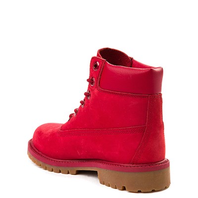 kids red timberland boots