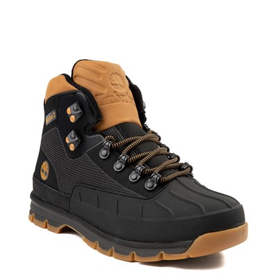 timberland euro hiker boots black