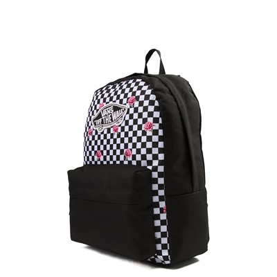 vans checkered rose backpack