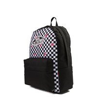 rose checkerboard vans backpack