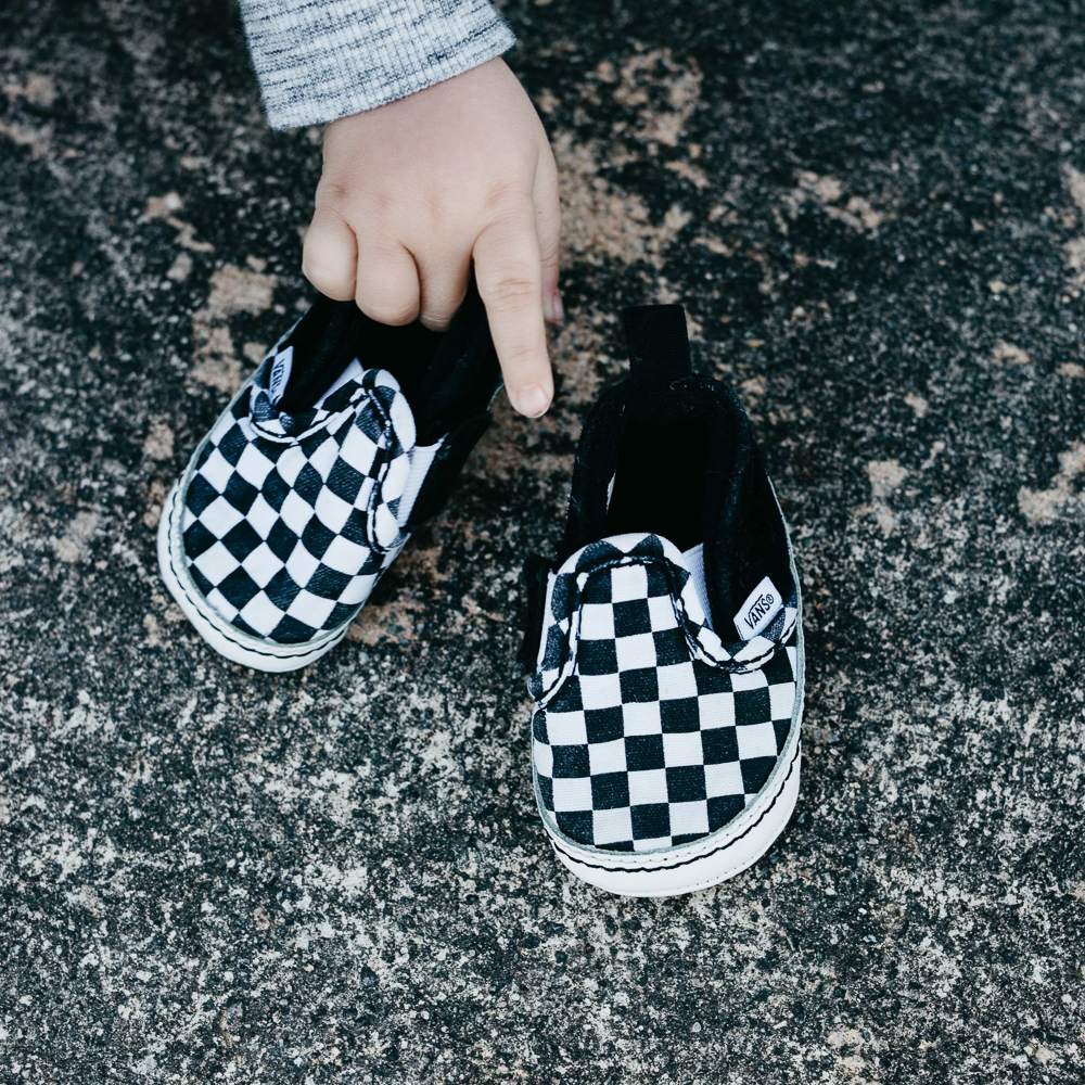 checkerboard vans baby