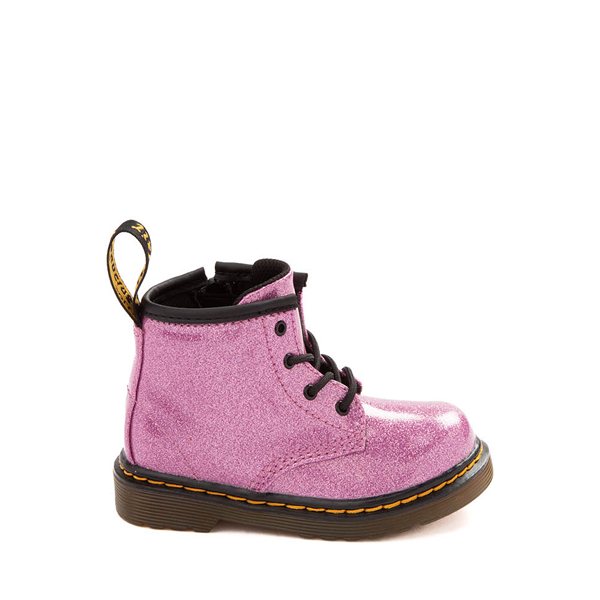 Dr. Martens 1460 4-Eye Glitter Boot - Baby / Toddler Pink