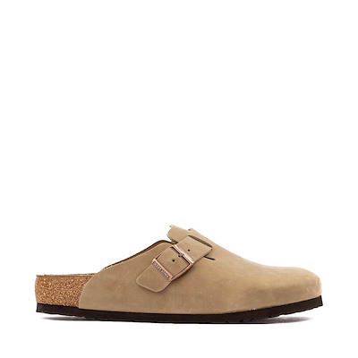 Mens Birkenstock Boston Soft Footbed Clog - Taupe | Journeys