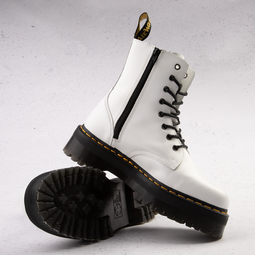 Dr. Martens Jadon Boot - White | Journeys