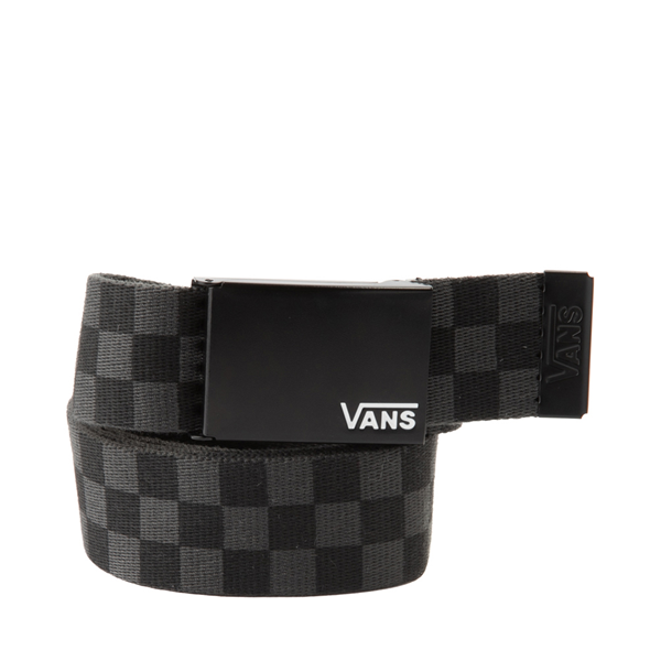 Main view of Vans Checkerboard Web Belt - Black / Gray