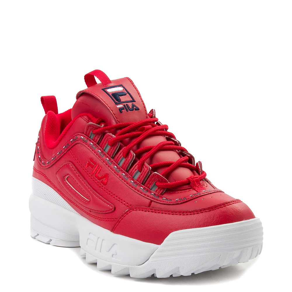 red and white womens sneakers