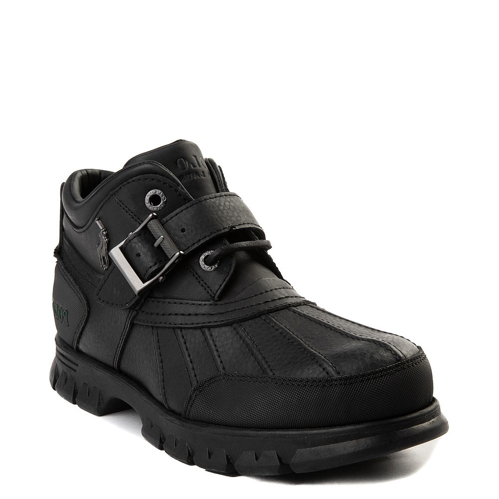 black polo boots