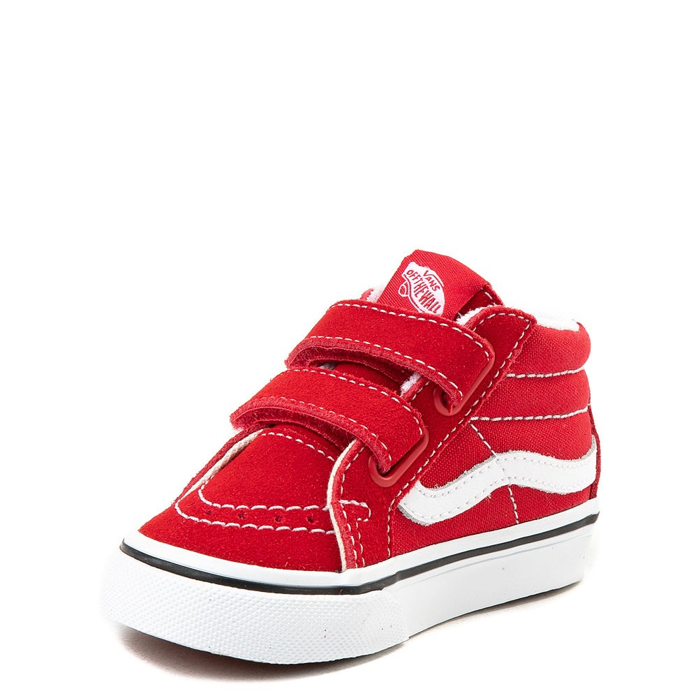 Toddler Red Vans Sk8 Mid Reissue V Skate Shoe | Journeys
 Red Vans Shoes For Girls