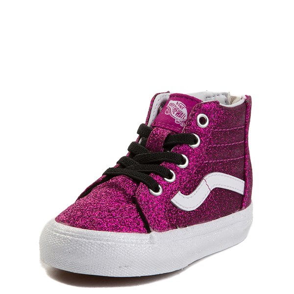 purple glitter vans toddler