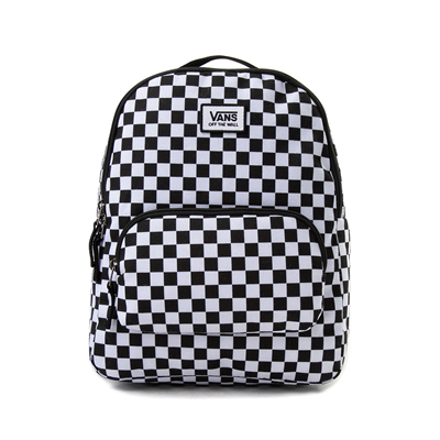 black and white checkered vans backpack