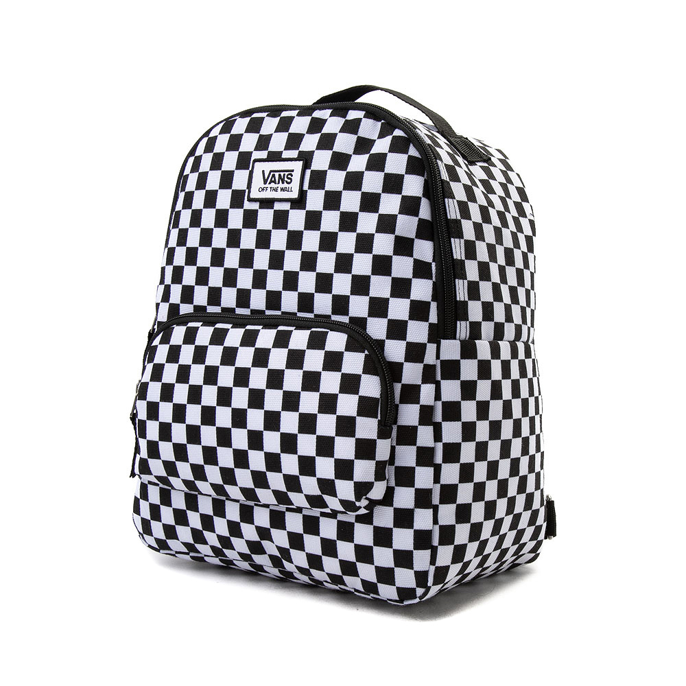 verkoper Overstijgen Uitdrukkelijk Vans Off the Wall Mini Checkered Backpack - Black / White | Journeys