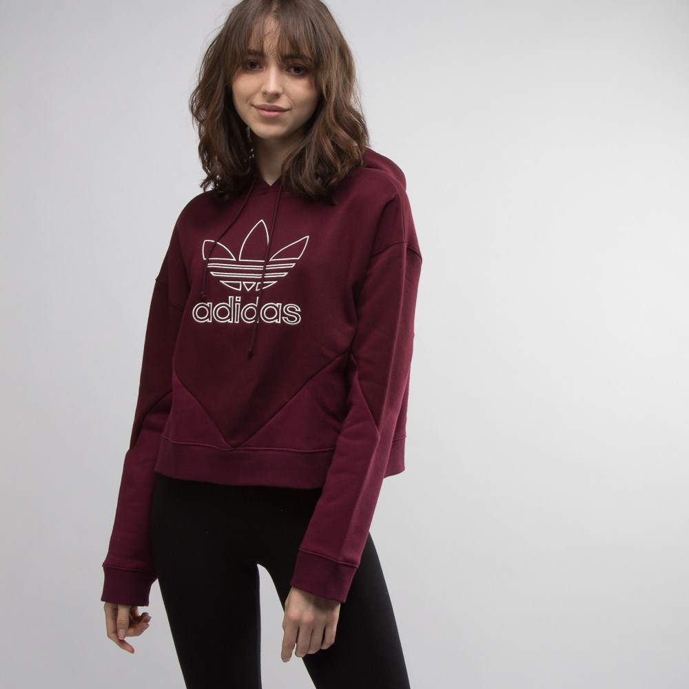 adidas cropped hoodie xs