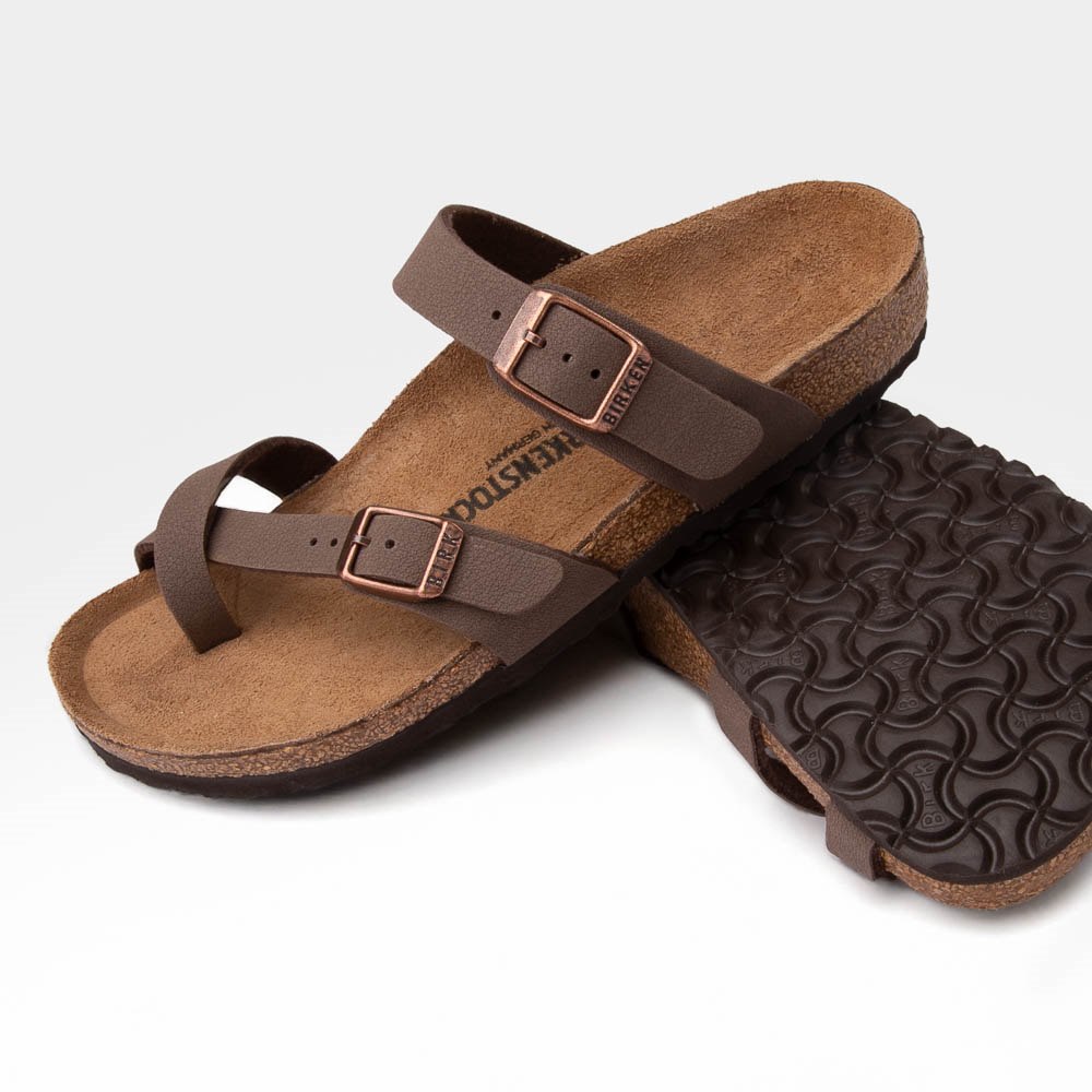 Birkenstock Mayari Slide Sandal - Little Kid - Brown
