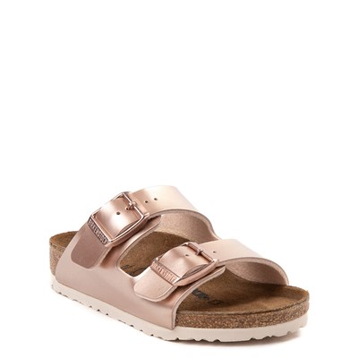rose gold birkenstock style sandals