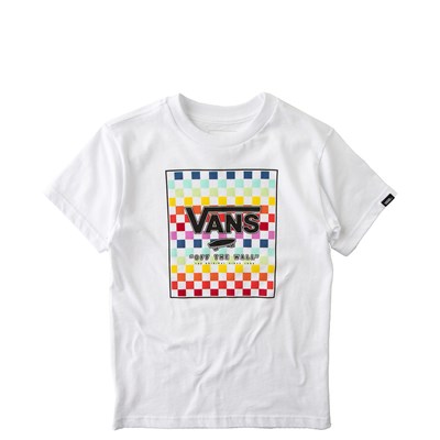 vans checkered rainbow shirt