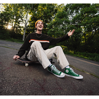 green converse all star hi