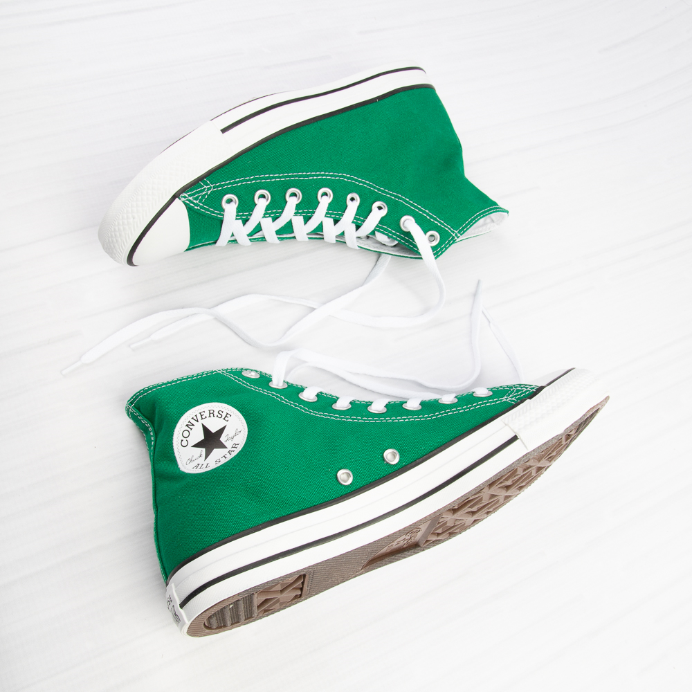 chuck taylor all star platform high top green