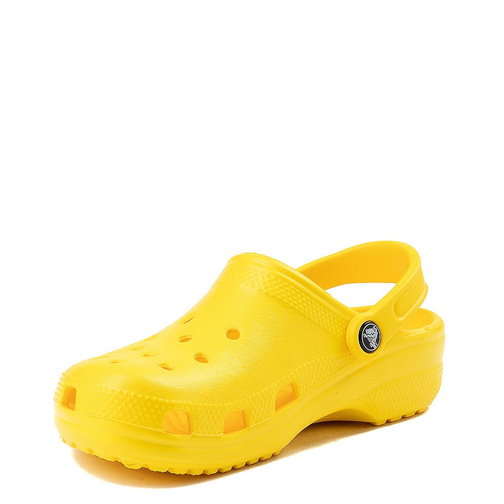 light yellow crocs