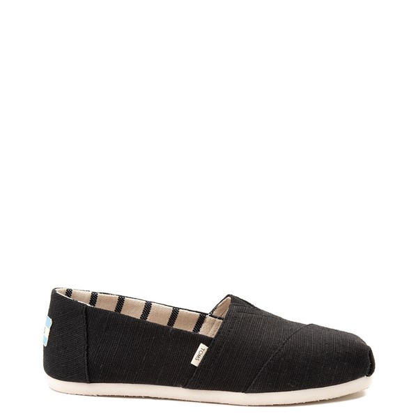 Main view of Womens TOMS Classic Slip On Casual Shoe - Black