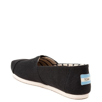 Alternate view of Womens TOMS Classic Slip On Casual Shoe - Black
