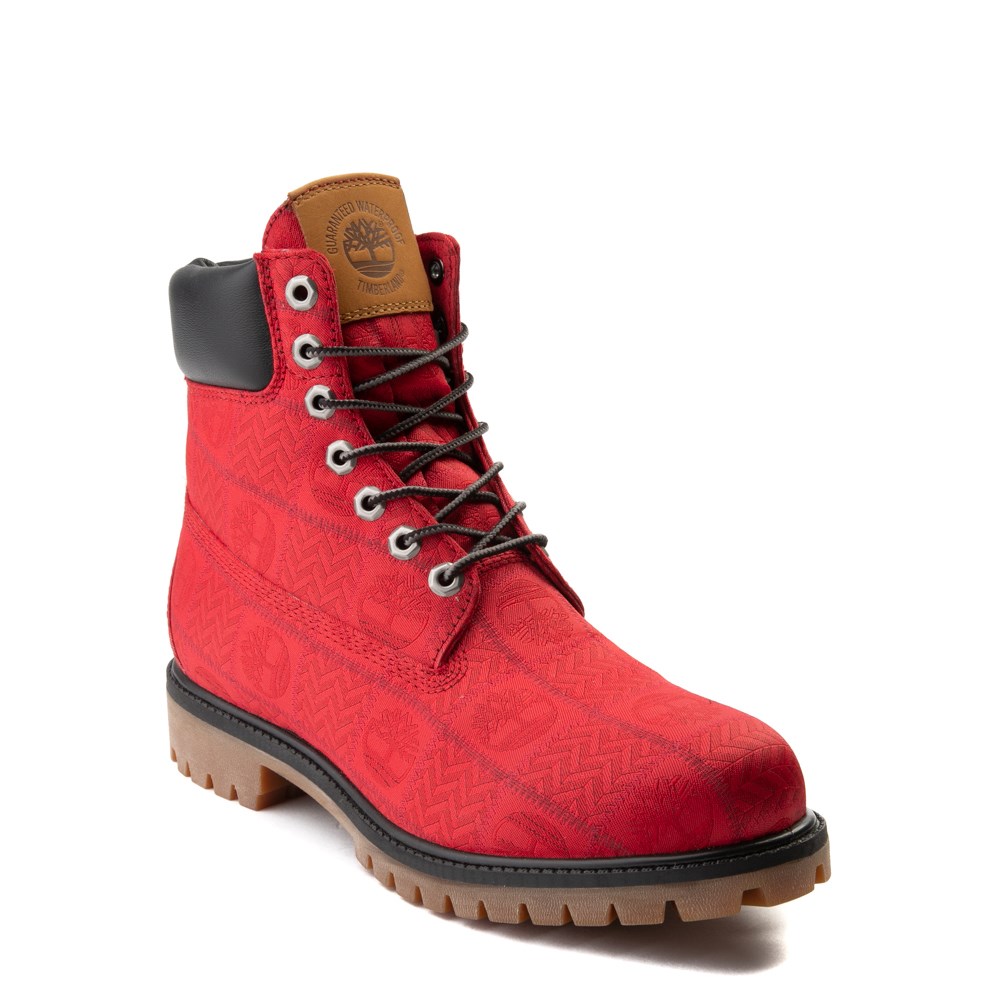 red timberland boots journeys