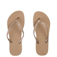 gold havaianas with diamante