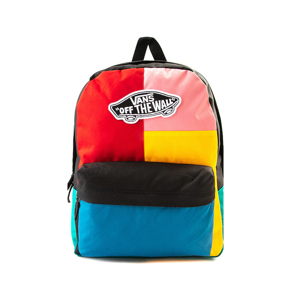 Main view of Vans Realm Patchwork Backpack - Color-Block