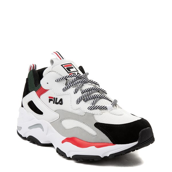 Womens Fila Ray Tracer Athletic Shoe - White / Black / Red | Journeys