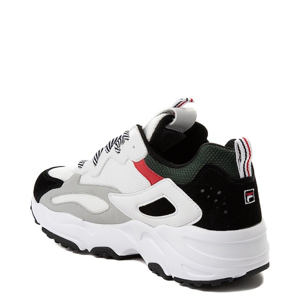 fila white & black ray tracer tr2 trainers