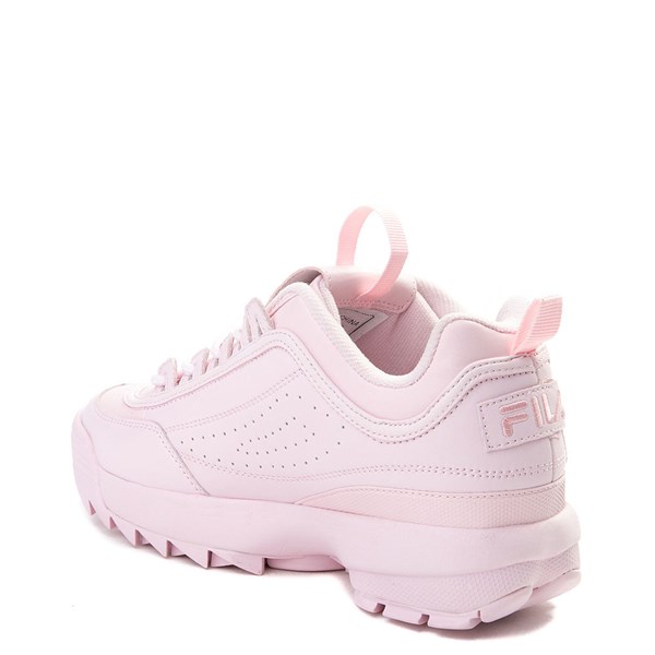 white fila shoes with roses