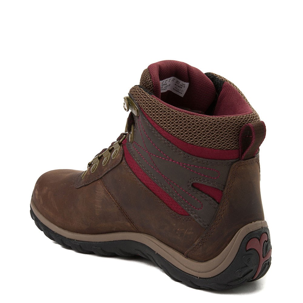 maroon timberlands womens