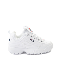 Fila big hot sale white shoes