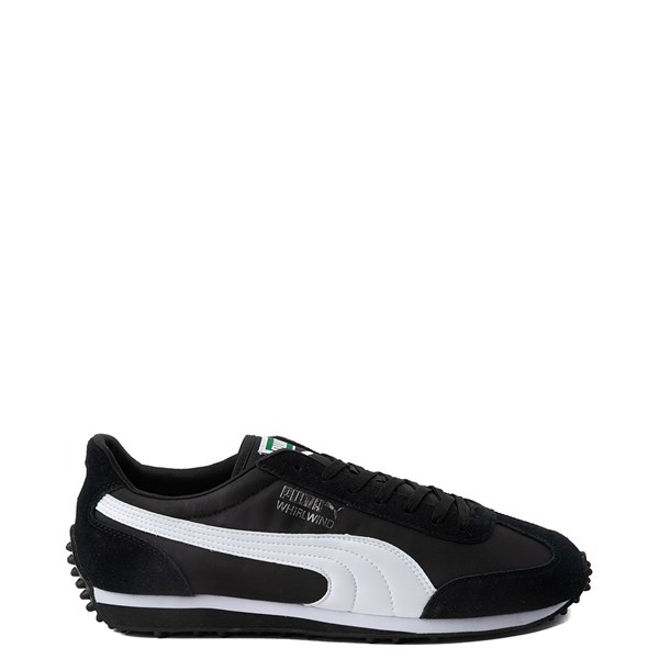 white puma shoes with black stripe