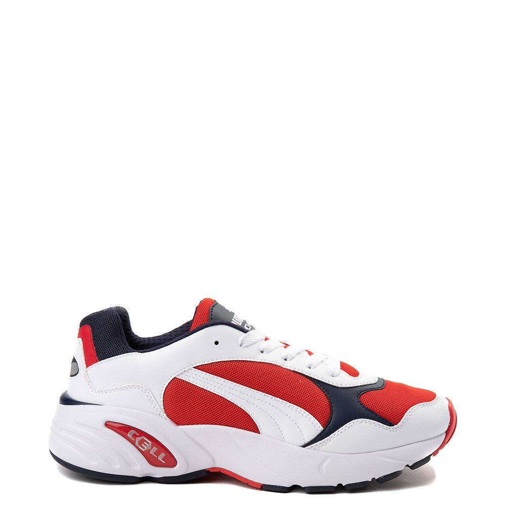 red white puma shoes