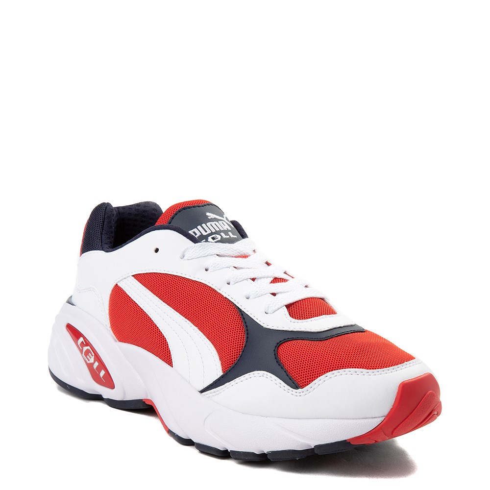 Mens Puma Cell Viper Athletic Shoe - White / Navy / Red | Journeys
