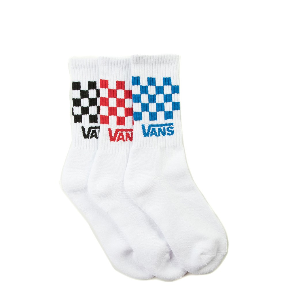 Vans Checkered Crew Socks 3 Pack - Big 
