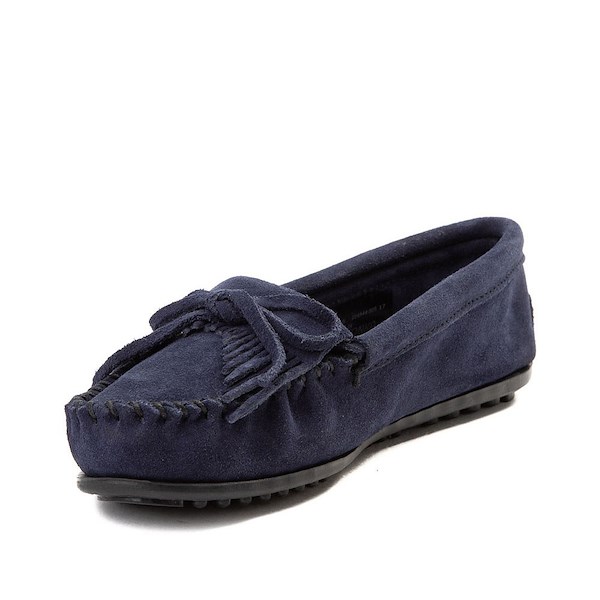 alternate view Womens Minnetonka Kilty Casual Shoe - NavyALT2