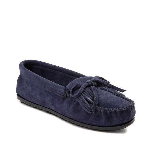 alternate view Womens Minnetonka Kilty Casual Shoe - NavyALT5