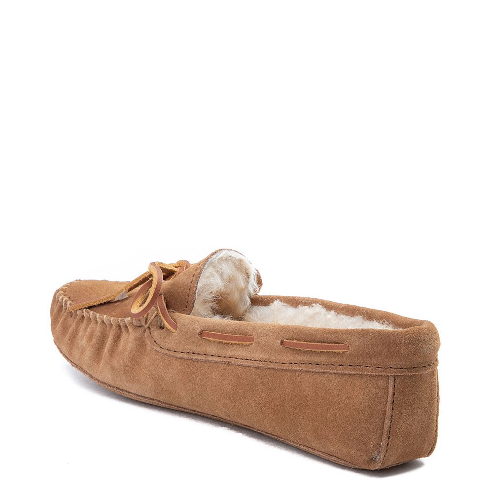 ladies moccasin slippers soft sole