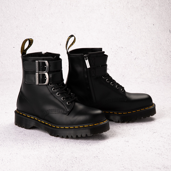 Main view of Womens Dr. Martens 1460 8-Eye Bex Buckle Boot - Black