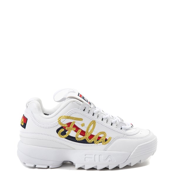 fila shoes women gold