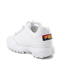 fila disruptor white and gold