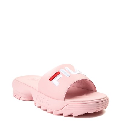 fila disruptor sandals pink