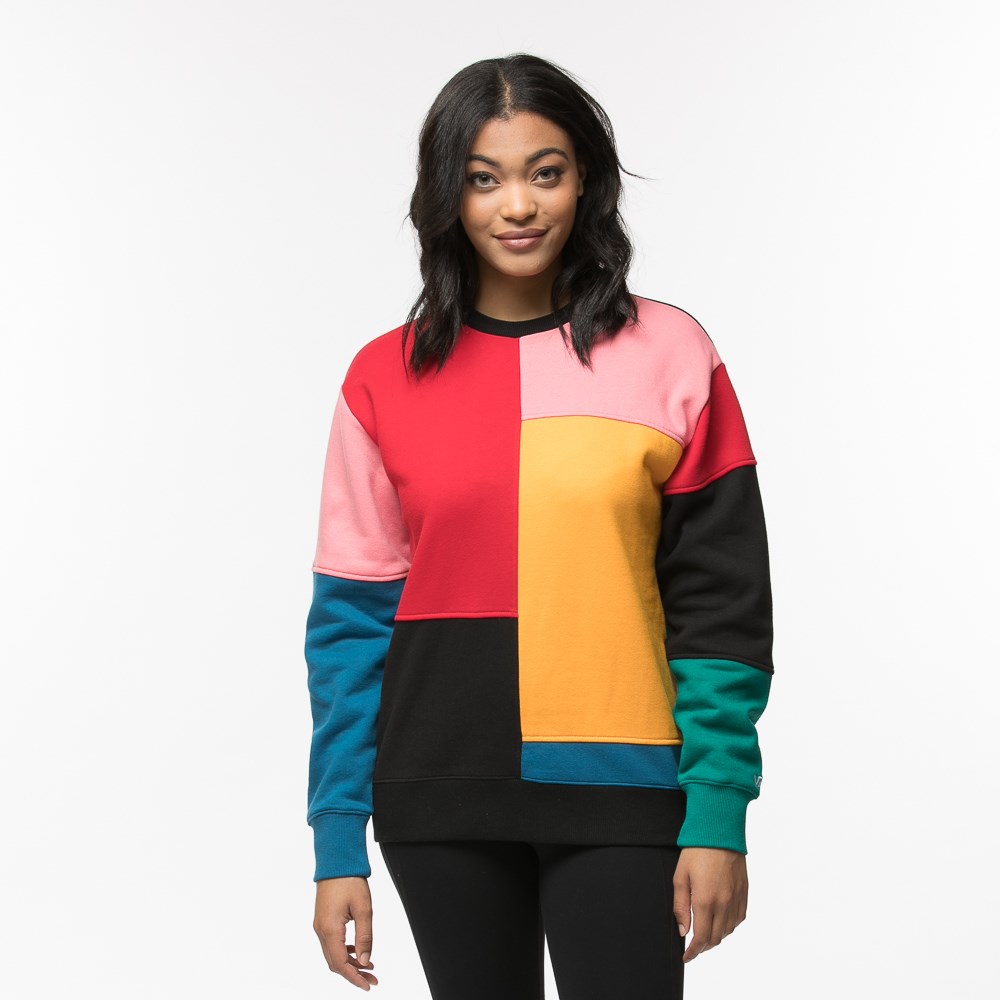 colorblock sweatshirt womens