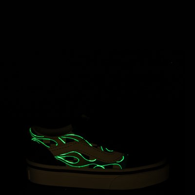 vans old skool v chex glow flame skate shoe