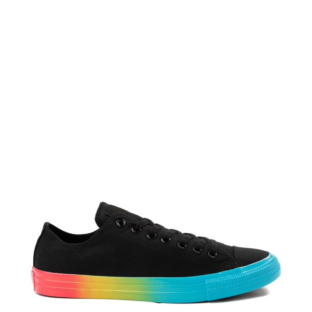 converse rainbow sole shoes