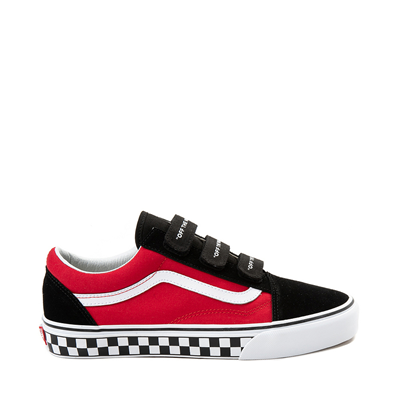 vans black strap shoes