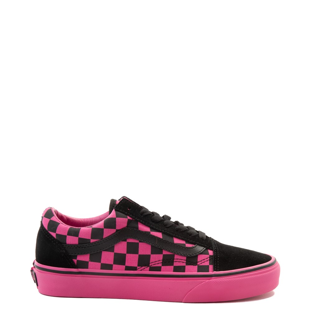 black pink sneakers
